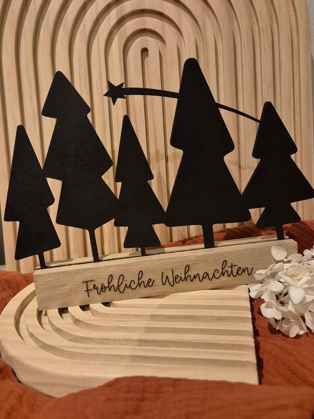 Laserdatei Oh Holy Shit Weihnachten Christmas Weihnachtbäume Tannenbaum Klötzchen Digitale Datei