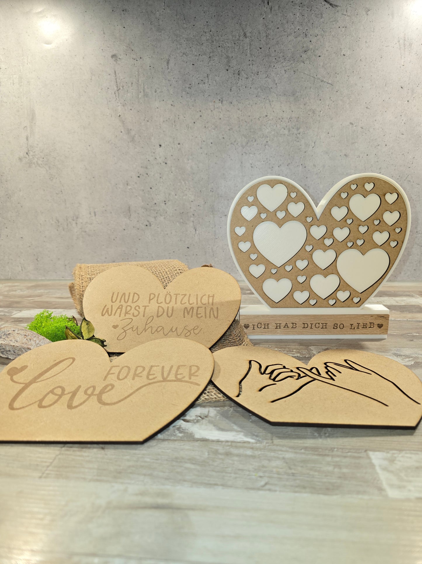 Laserdatei Herz passend zur Silikonform Herz - Valentinstag Muttertag Vatertag Liebe - Einleger - Wechselscheiben - Osterhase - Digitale Datei inkl. PDF Druckvorlage (Kopie)