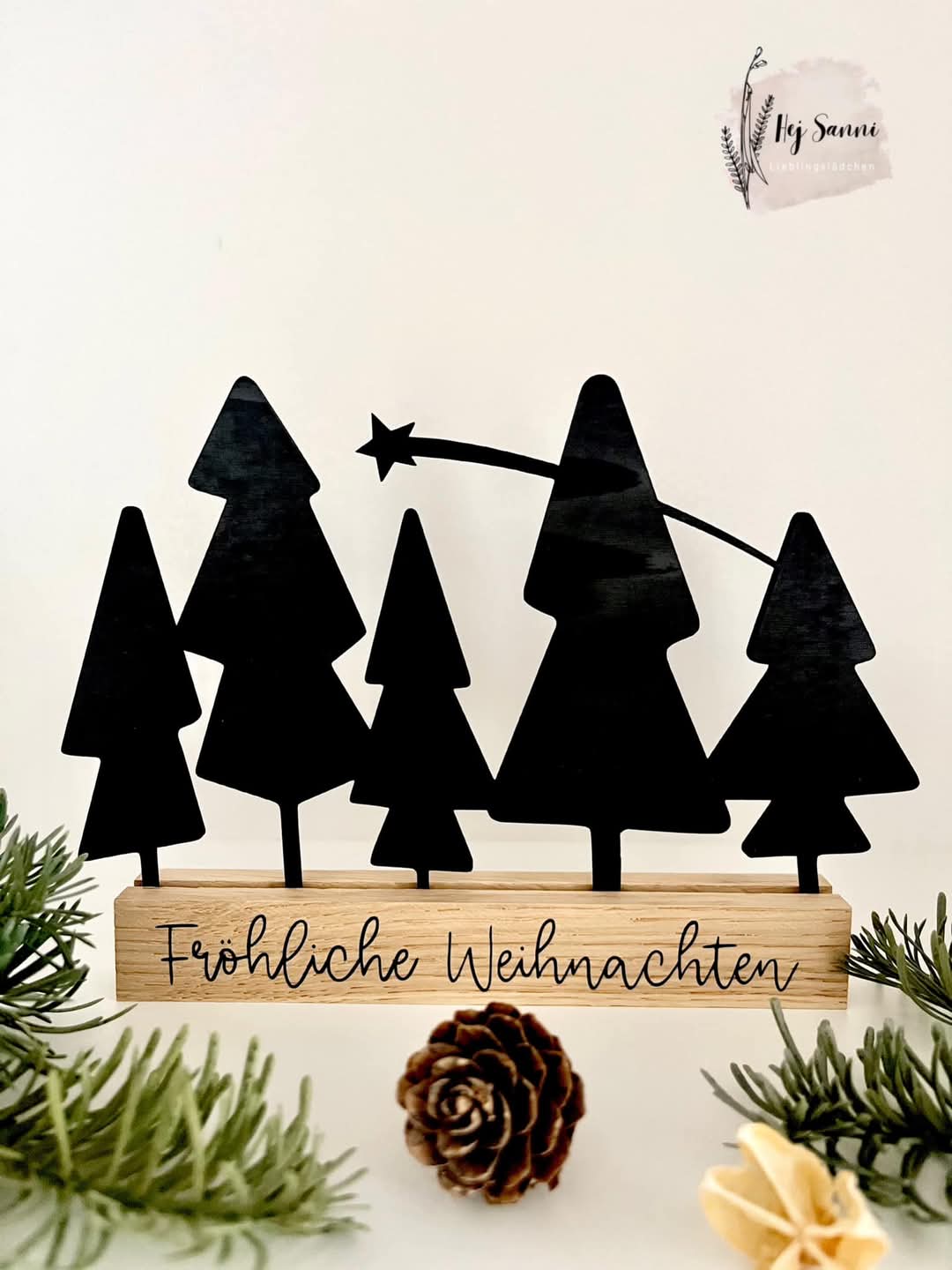 Laserdatei Oh Holy Shit Weihnachten Christmas Weihnachtbäume Tannenbaum Klötzchen Digitale Datei