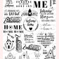#3 ZUHAUSE HOME RubOns - Rub-Ons - A4 Bogen