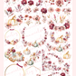 #30 ROSIGER HERBST RubOns - Rub-Ons - A4 Bogen Herbst Blumen Floral