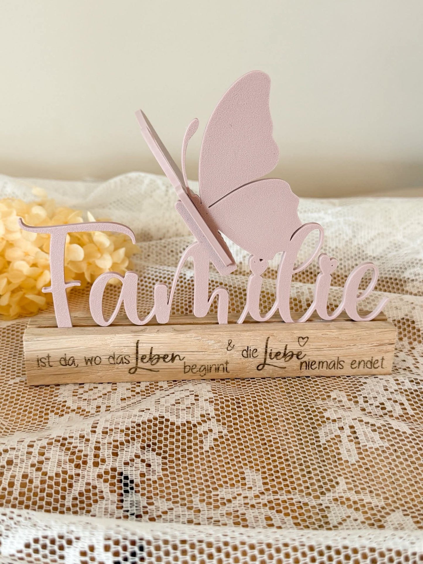 Familie Schmetterling für Klötzchen 3D Druck Datei STL 3mf Geschenk Deko Mitbringsel
