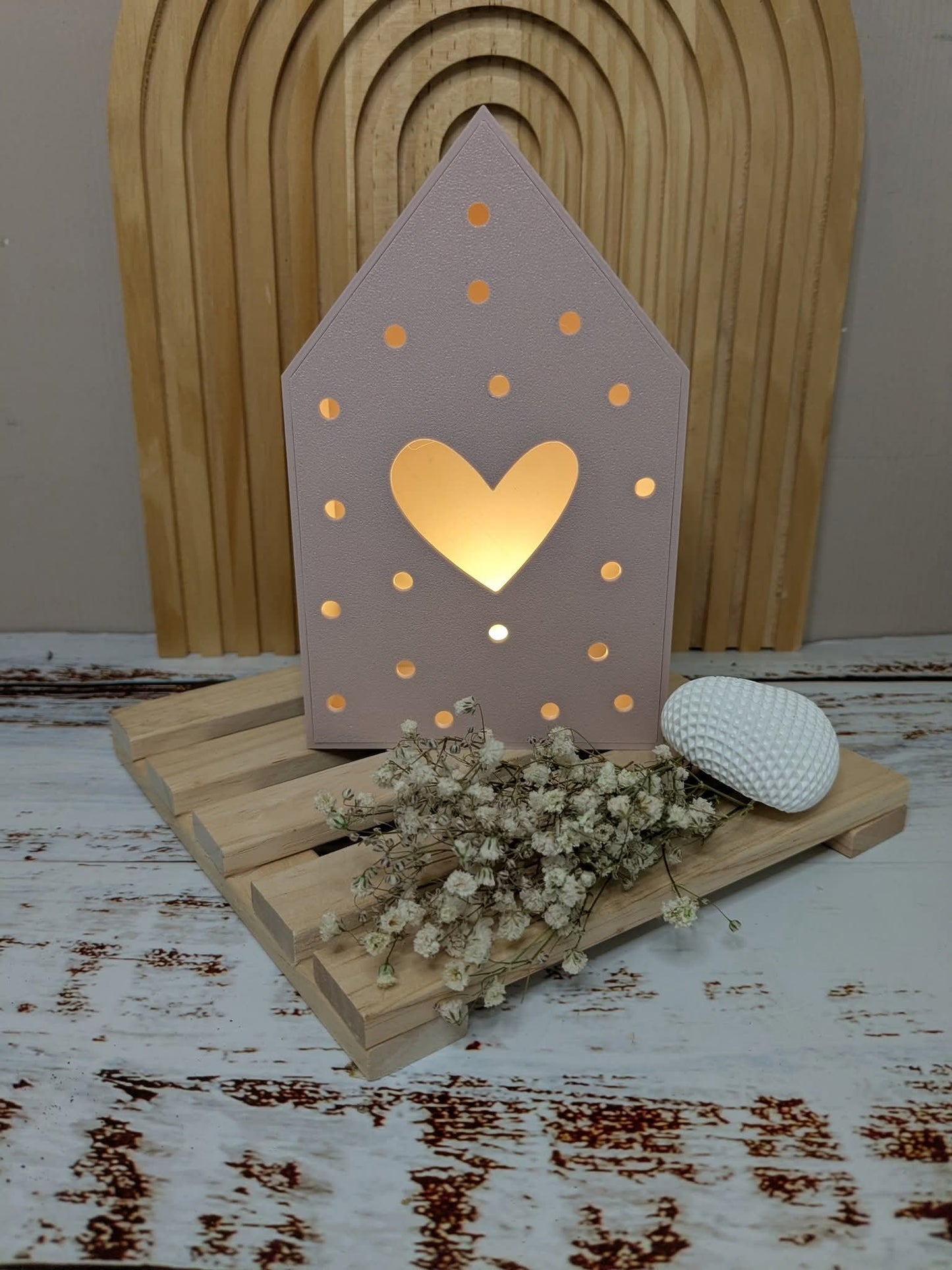 Lichterhäuser für LED Teelicht 3D Druck Datei STL 3mf Geschenk Deko Lampe Mitbringsel (Kopie)