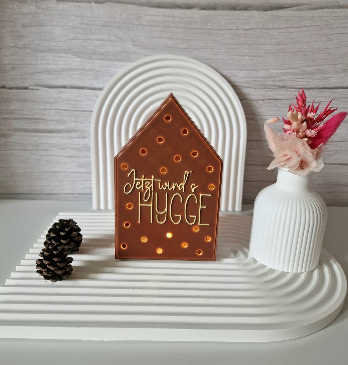 Lichterhäuser für LED Teelicht 3D Druck Datei STL 3mf Geschenk Deko Lampe Mitbringsel (Kopie)