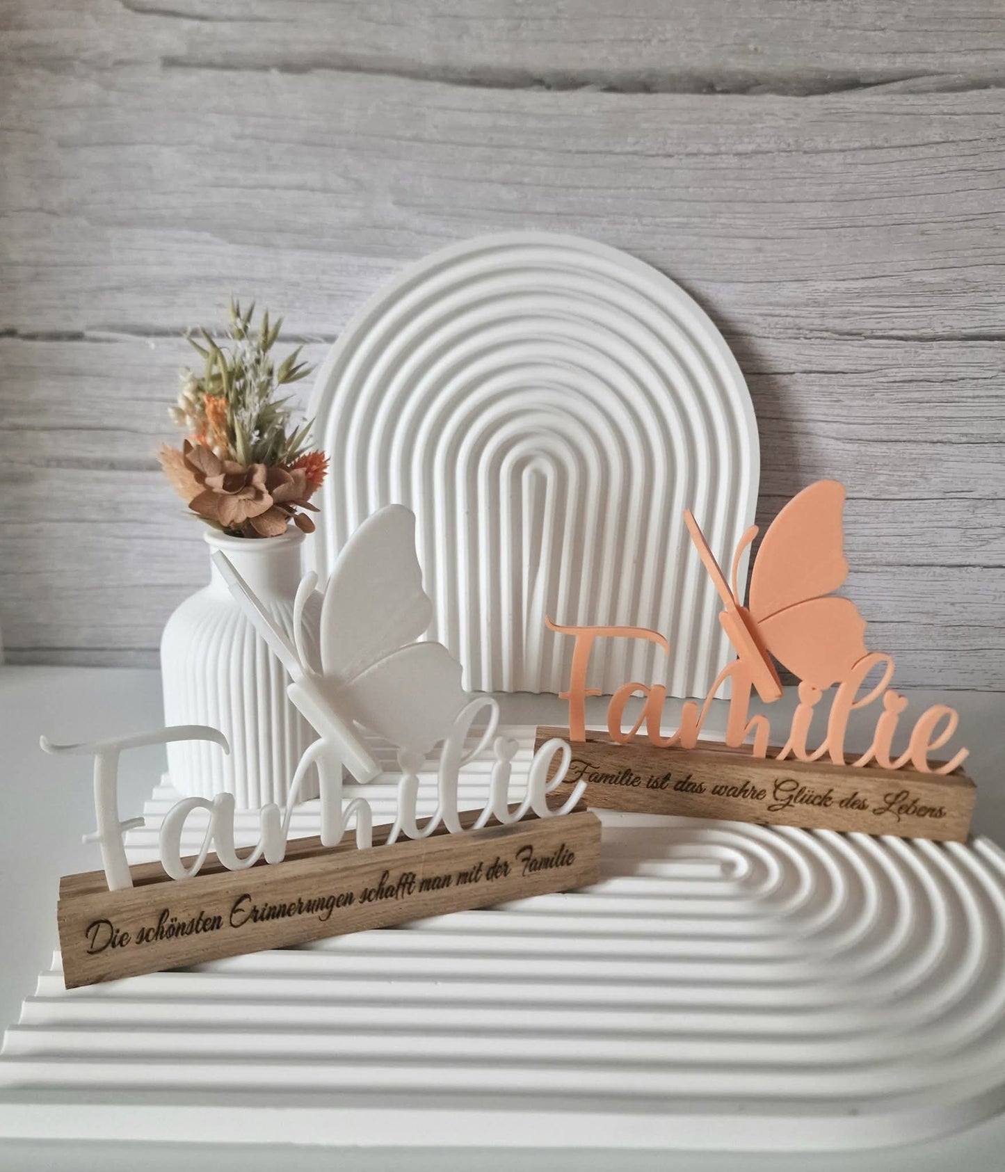 Familie Schmetterling für Klötzchen 3D Druck Datei STL 3mf Geschenk Deko Mitbringsel