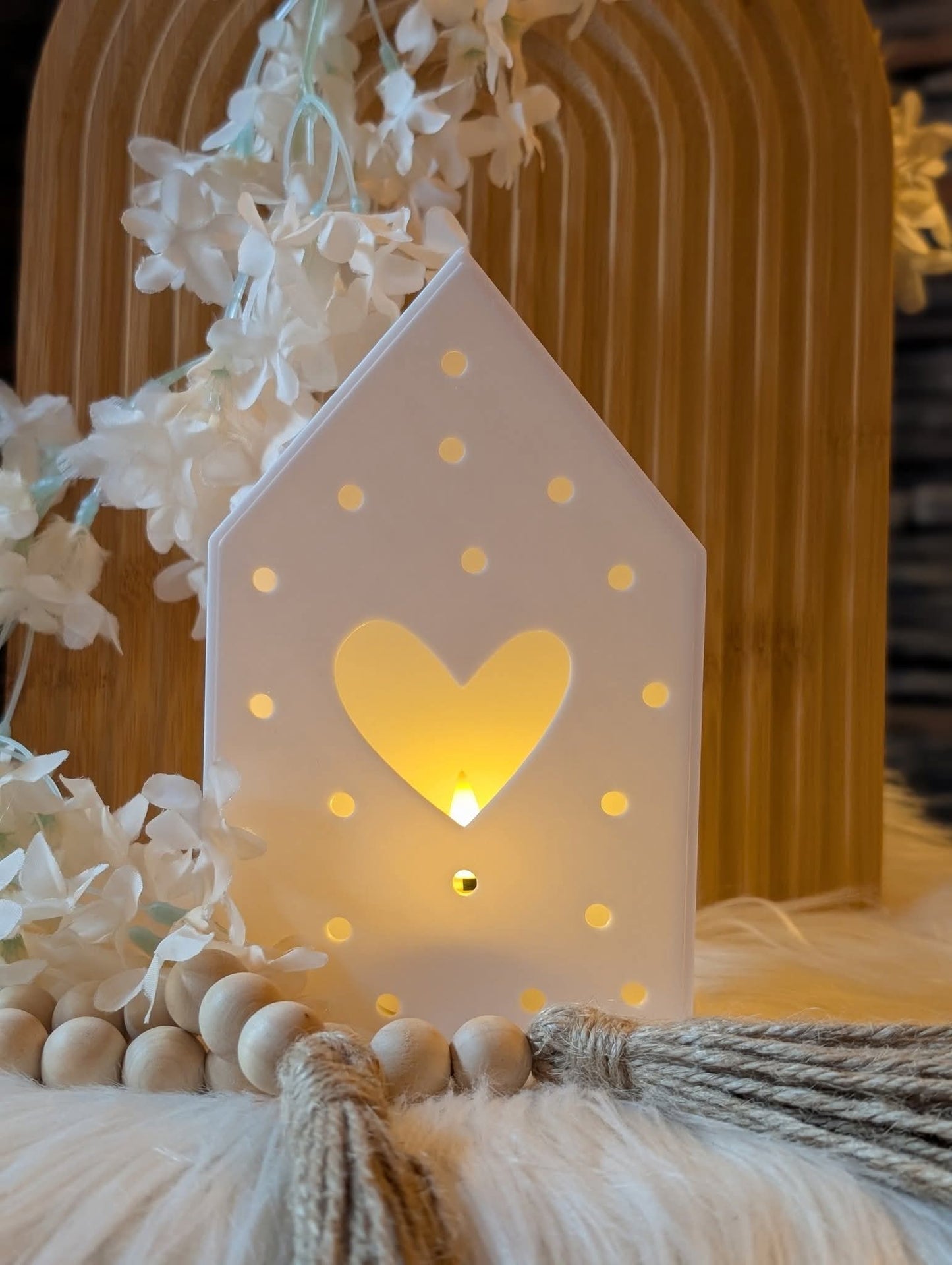 Lichterhäuser für LED Teelicht 3D Druck Datei STL 3mf Geschenk Deko Lampe Mitbringsel (Kopie)