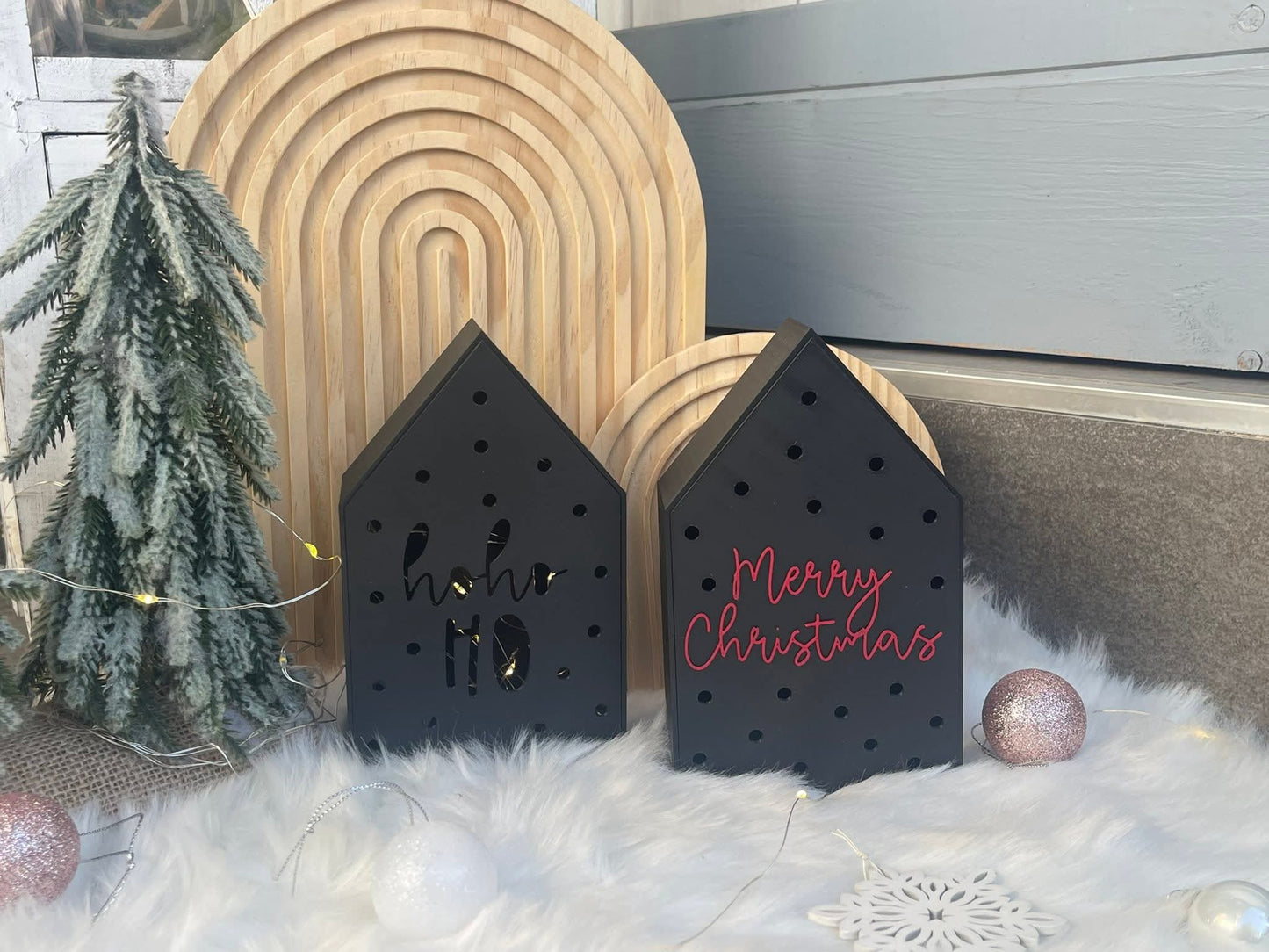 Lichterhäuser für LED Teelicht 3D Druck Datei STL 3mf Geschenk Deko Lampe Mitbringsel (Kopie)